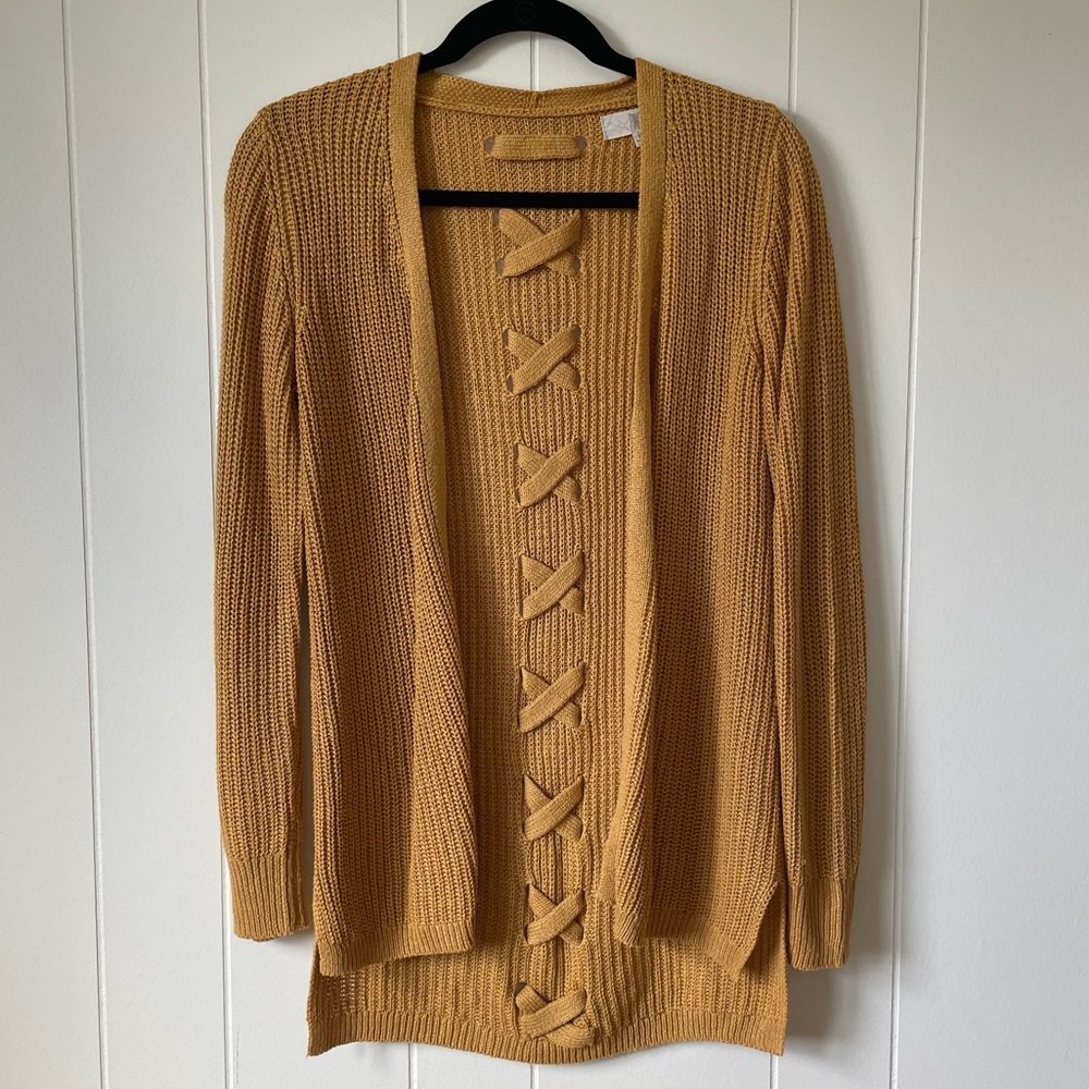 Stitch Fix Find! Pinque Jamelya Back Detail Cardigan XS